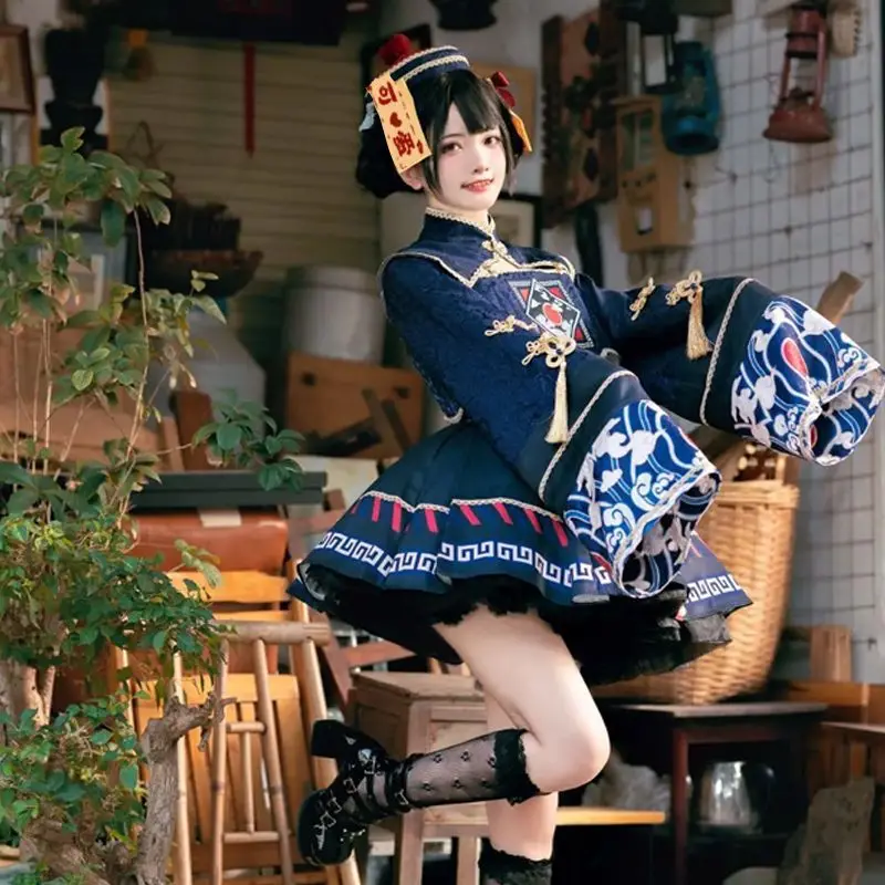 Anime Cosplay In Chinese - Милое платье в китайском стиле Лолиты,