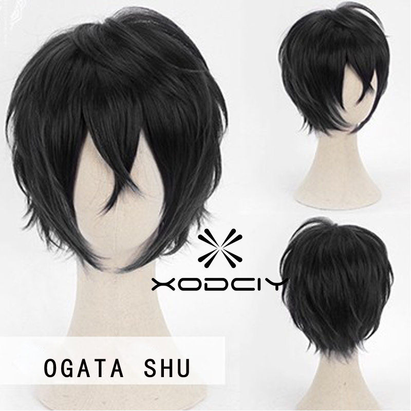 Anime Cosplay Kiss - Engage Kiss Ogata Shu парики черные