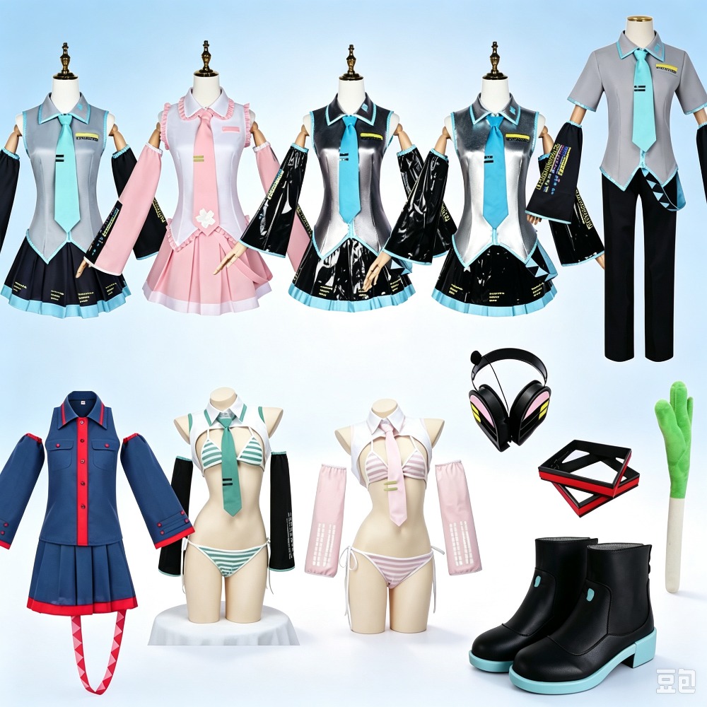 Anime Cosplay Miku - Костюм для косплея в стиле виртуальной