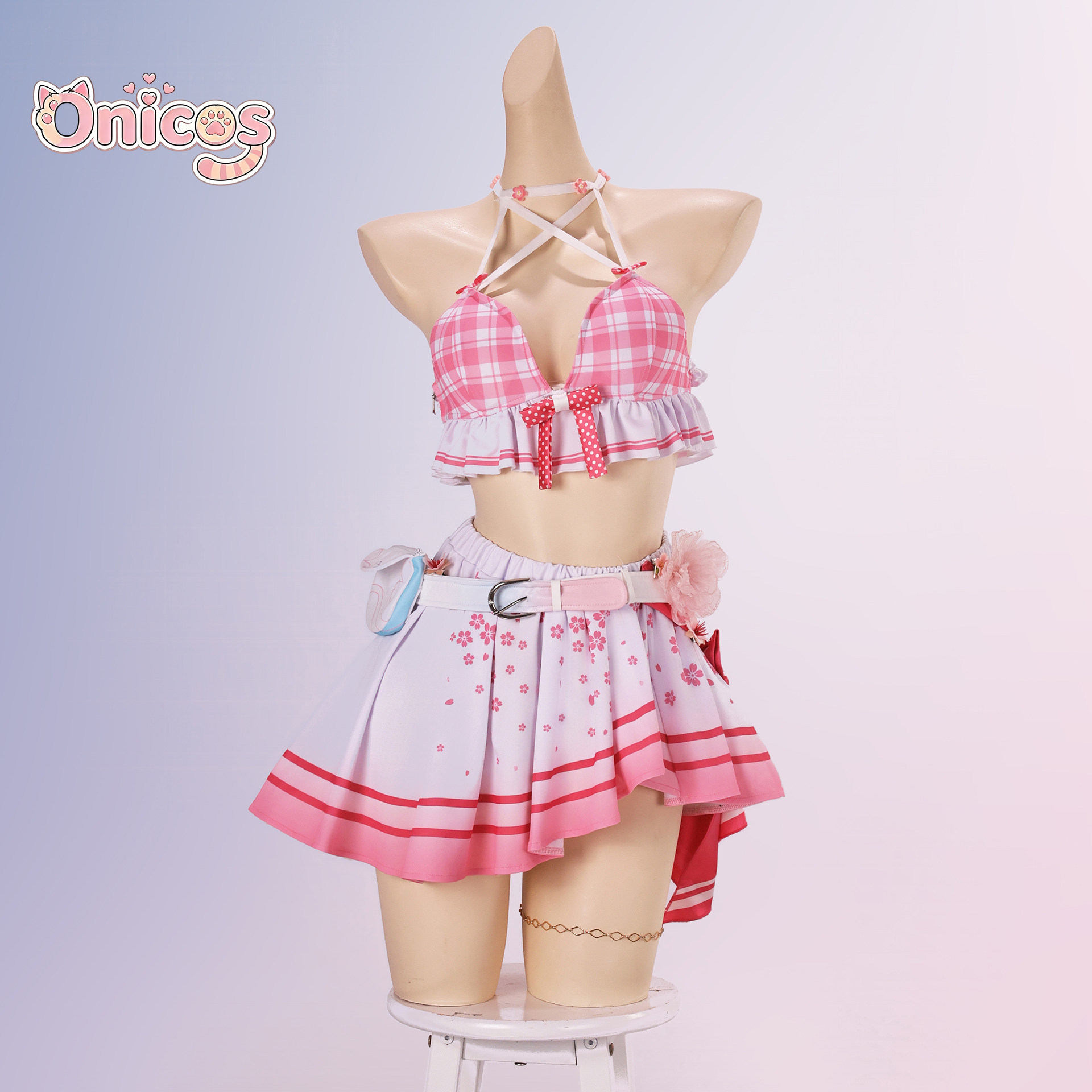 Cosplay Anime Shoes - Wuthering Waves Chisa · Персиковый лед