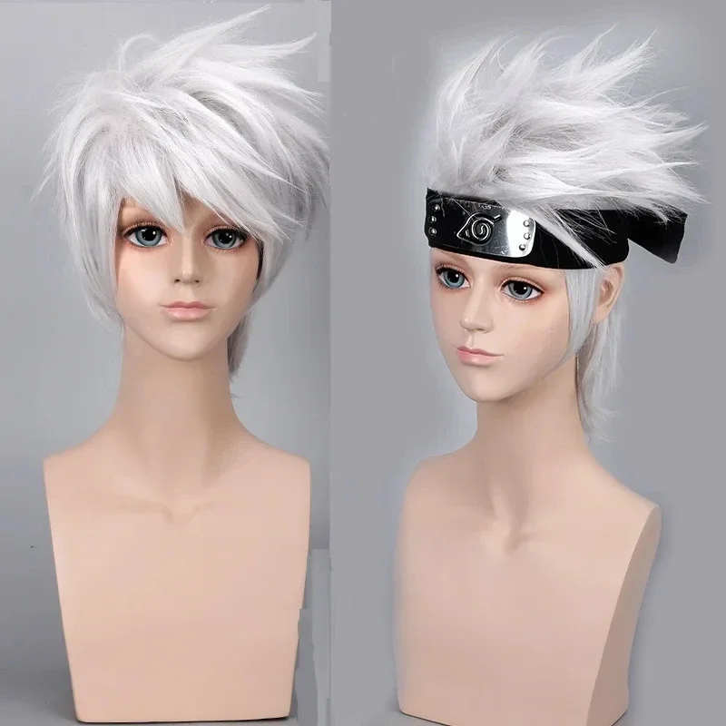 Anime Cosplay Naruto - Парик Hatake для косплея Какаси из