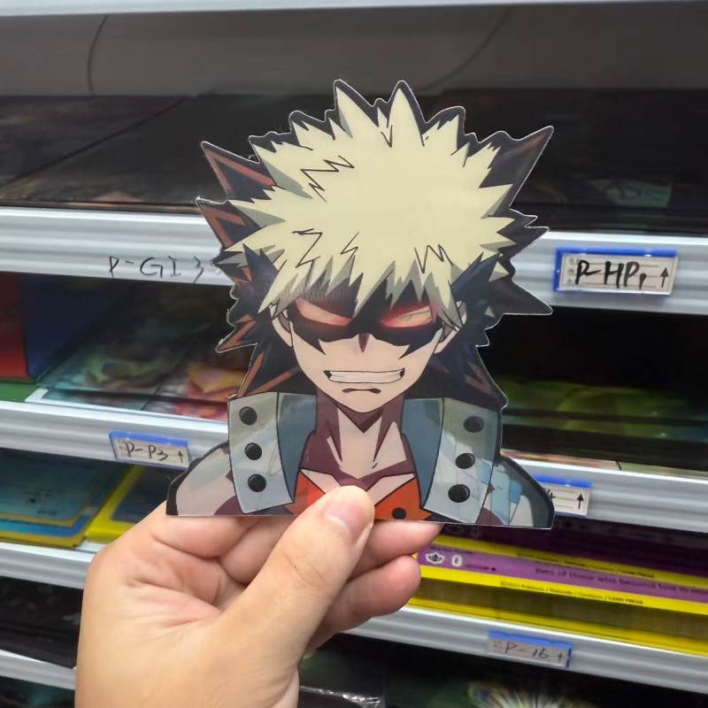 My Hero Academia Belt - Аниме мультфильм Katsuki Bakugo 3D наклейки