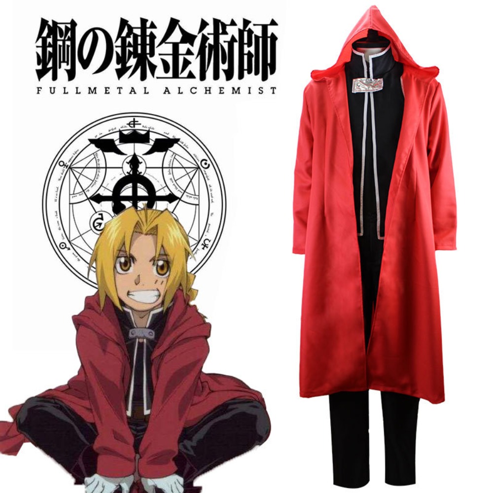 Fullmetal Alchemist Coat - Костюм для косплея Эдварда Элрика из