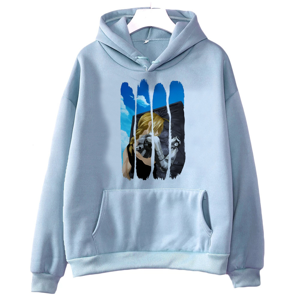 Fullmetal Alchemist Coat - Худи «Стальной алхимик» для женщин, аниме-свитшот,