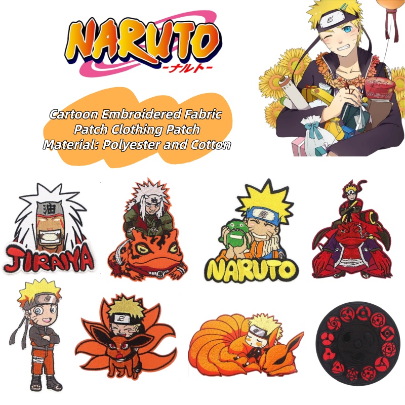 Anime Cosplay Naruto - Нашивка с вышивкой в японском стиле