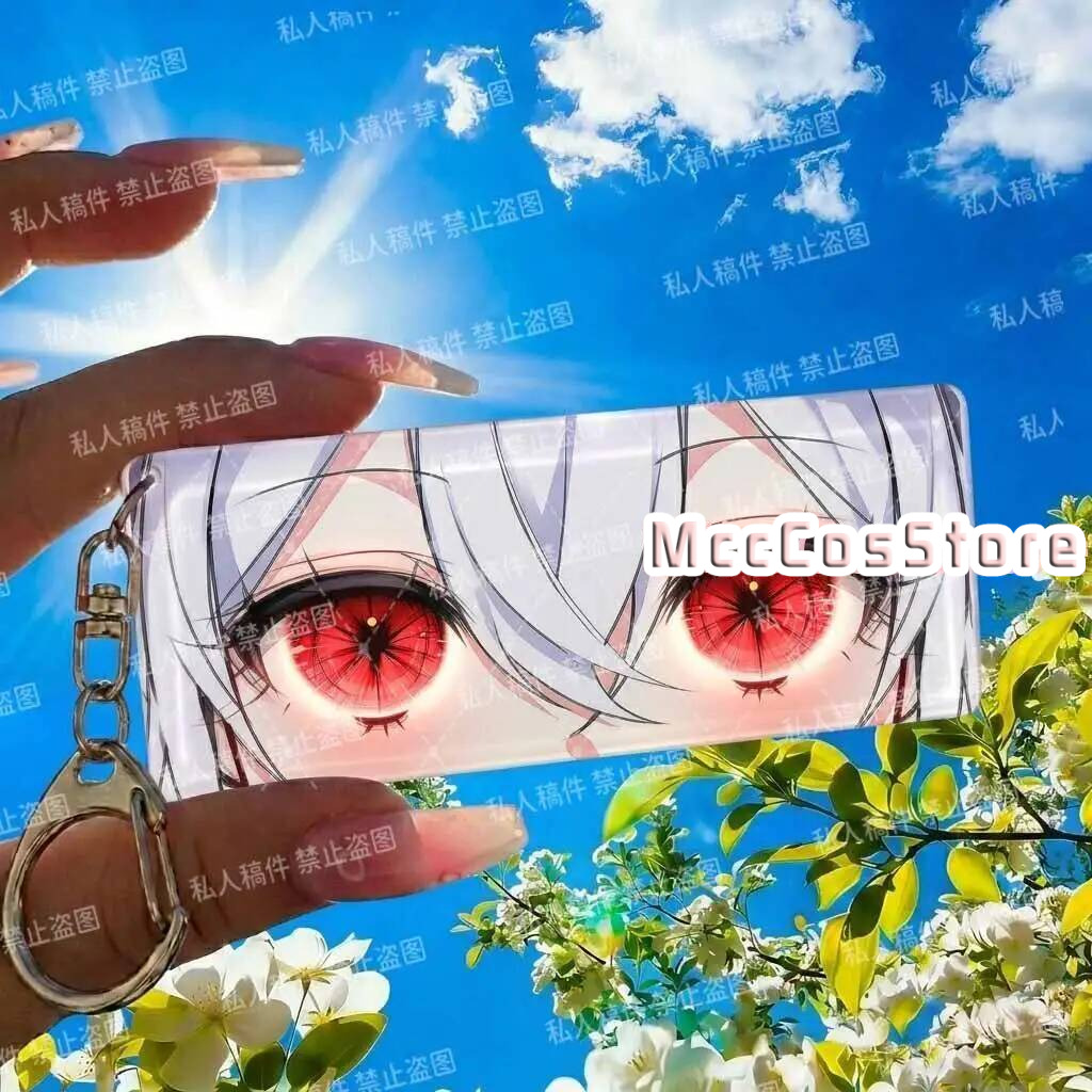 Новый акриловый брелок 8 см по – обзор и цена Anime Cosplay Eyes