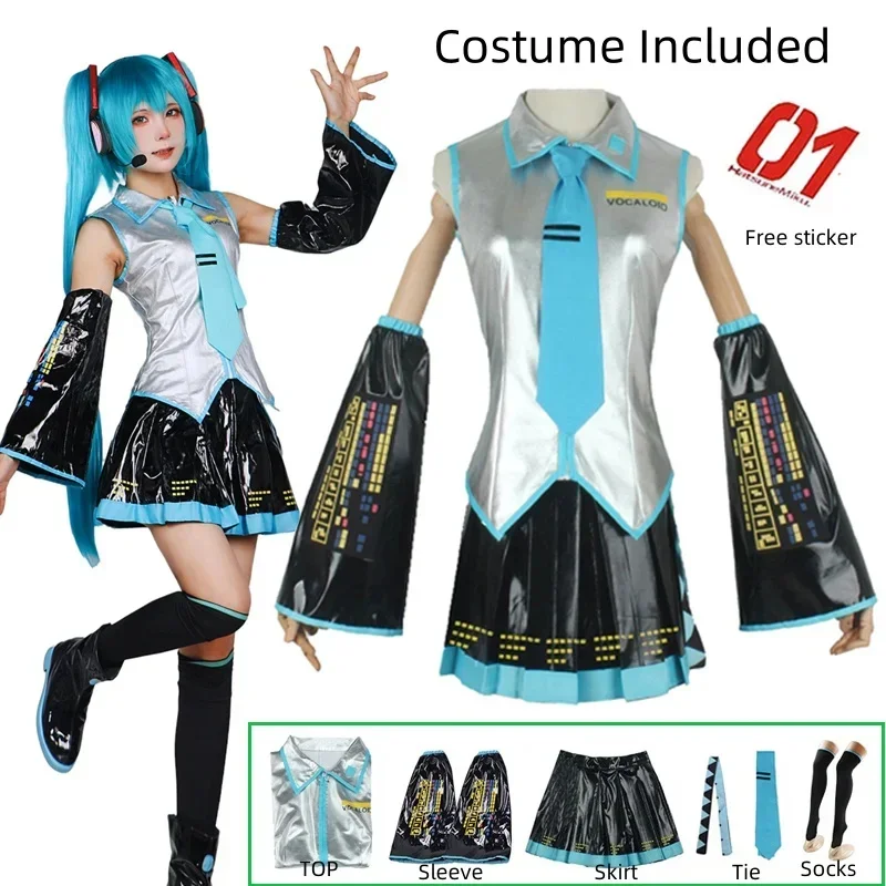 Комплект для косплея: костюм М – обзор и цена Anime Cosplay Miku