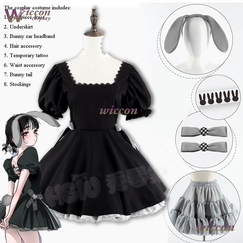 Космический кролик Alien Stage – обзор и цена Anime Cosplay Black Girl