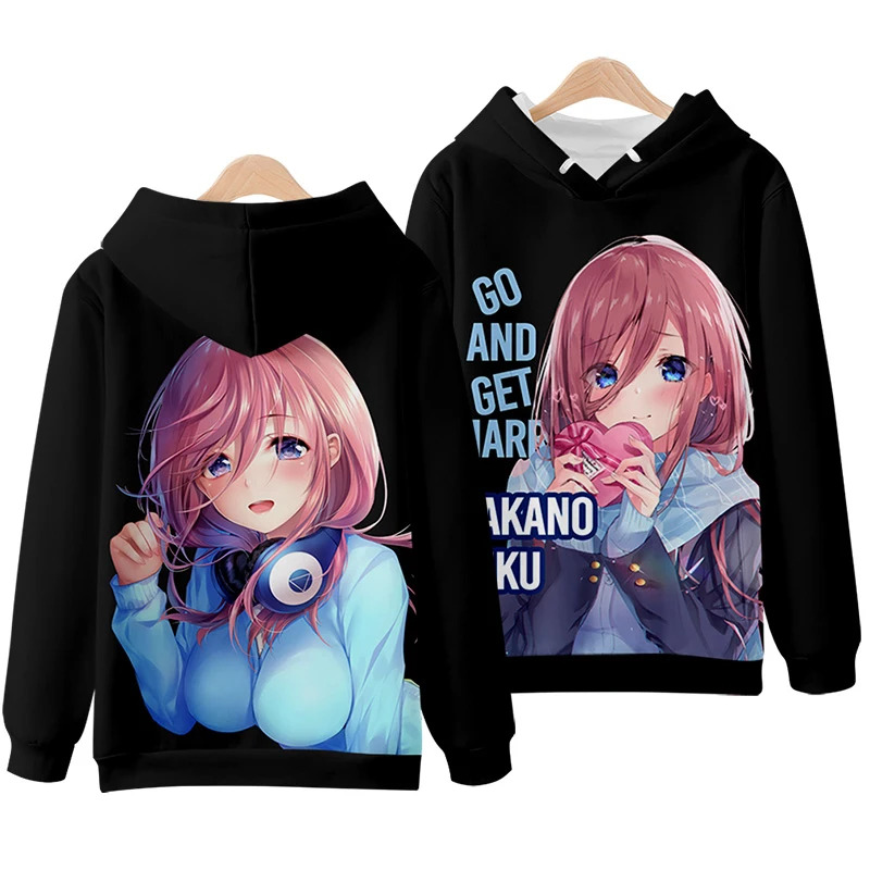 Vivi 2025 3D толстовки The Qui – обзор и цена Quintuplets Anime Cosplay