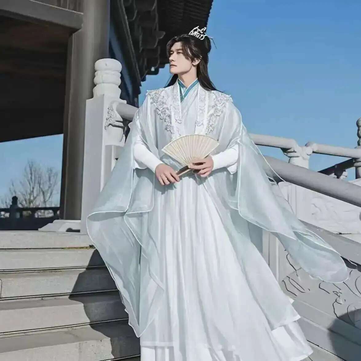 Большой размер 3XL Hanfu, мужс – обзор и цена Anime Cosplay In Chinese