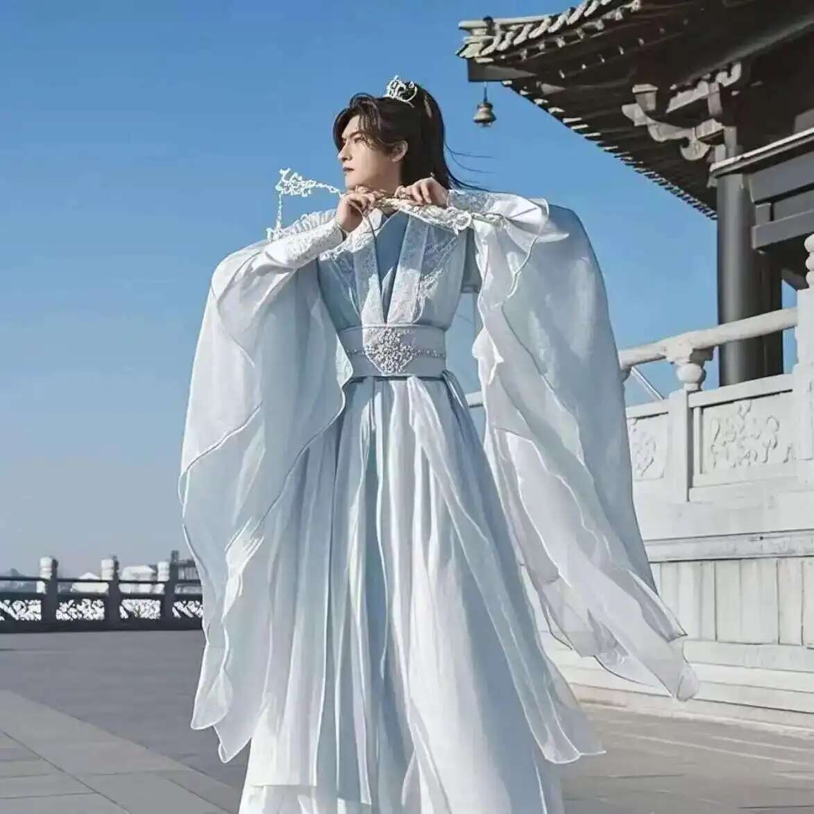 Большой размер 3XL Hanfu, мужс – обзор и цена Anime Cosplay In Chinese